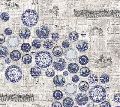 Coffee Bar, VINYL FABRIC TEXTILE Wall Mural in Different Texture, Code C142. It is produced as ONE PIECE WITHOUT JOINT.