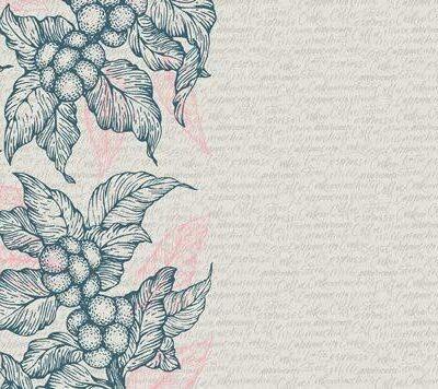 Coffee Bar, VINYL FABRIC TEXTILE Wall Mural in Different Texture, Code C144. It is produced as ONE PIECE WITHOUT JOINT.