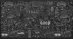 Coffee Bar, VINYL FABRIC TEXTILE Wall Mural in Different Texture, Code C147. It is produced as ONE PIECE WITHOUT JOINT.
