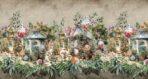 Coffee Bar, VINYL FABRIC TEXTILE Wall Mural in Different Texture, Code C148. It is produced as ONE PIECE WITHOUT JOINT.