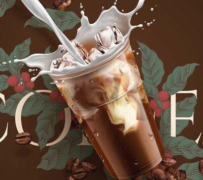 Coffee Bar, VINYL FABRIC TEXTILE Wall Mural in Different Texture, Code C150. It is produced as ONE PIECE WITHOUT JOINT.