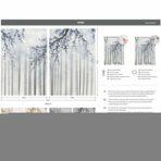AdaHome Eyelet Curtains Collection Available in a Variety of Martials and Multicoloured - Code P302 - Image 5