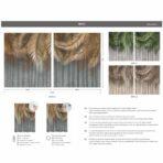 AdaHome Eyelet Curtains Collection Available in a Variety of Martials and Multicoloured - Code P312 - Image 6