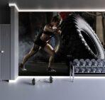 Fitness Center MURAL WALLPAPER, Available in Various Paper Texture, Code G111. 105 CM WIDE ROLL PANELS. - Image 2