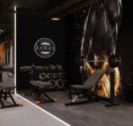 Fitness Center MURAL WALLPAPER, Available in Various Paper Texture, Code G113. 105 CM WIDE ROLL PANELS. - Image 2