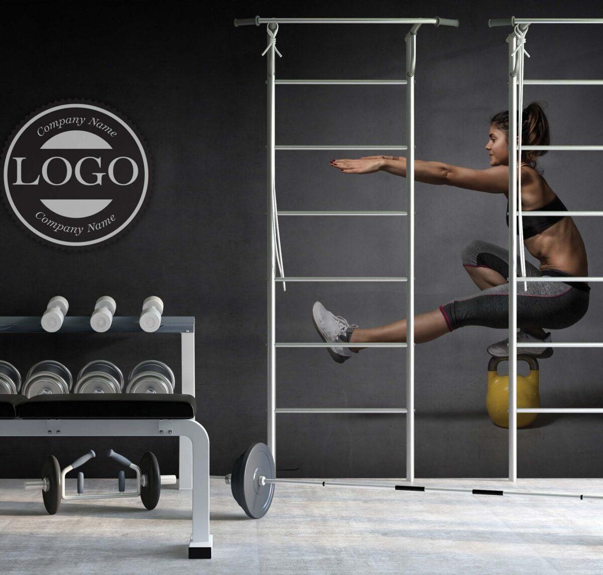 Fitness Center MURAL WALLPAPER, Available in Various Paper Texture, Code G115. 105 CM WIDE ROLL PANELS. - Image 2