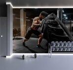 Fitness Center MURAL WALLPAPER, Available in Various Paper Texture, Code G116. 105 CM WIDE ROLL PANELS. - Image 2