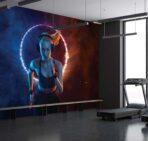 Fitness Center MURAL WALLPAPER, Available in Various Paper Texture, Code G128. 105 CM WIDE ROLL PANELS. - Image 2