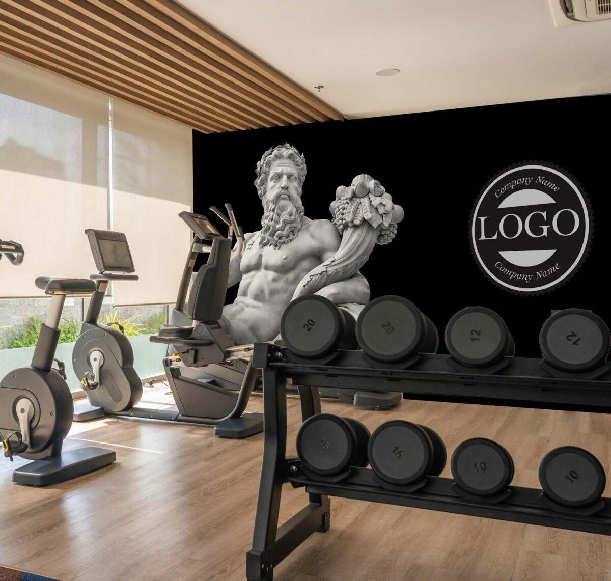 Fitness Center MURAL WALLPAPER, Available in Various Paper Texture, Code G132. 105 CM WIDE ROLL PANELS. - Image 2