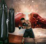 Fitness Center, VINYL FABRIC TEXTILE Wall Mural in Different Texture, Code G134. It is produced as ONE PIECE WITHOUT JOINT. - Image 2