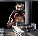 Fitness Center, VINYL FABRIC TEXTILE Wall Mural in Different Texture, Code G135. It is produced as ONE PIECE WITHOUT JOINT. - Image 2