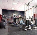 Fitness Center MURAL WALLPAPER, Available in Various Paper Texture, Code G136. 105 CM WIDE ROLL PANELS. - Image 2