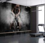 Fitness Center MURAL WALLPAPER, Available in Various Paper Texture, Code G140. 105 CM WIDE ROLL PANELS. - Image 2