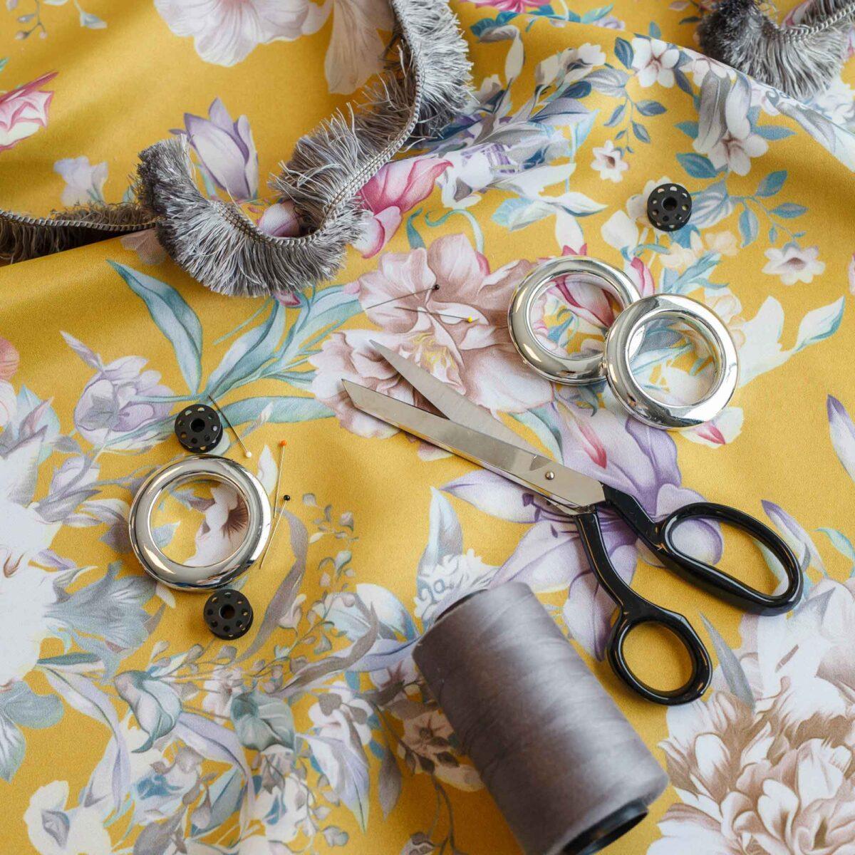 AdaHome Eyelet Curtains Collection Available in a Variety of Martials and Multicoloured - Code P203 - Image 4