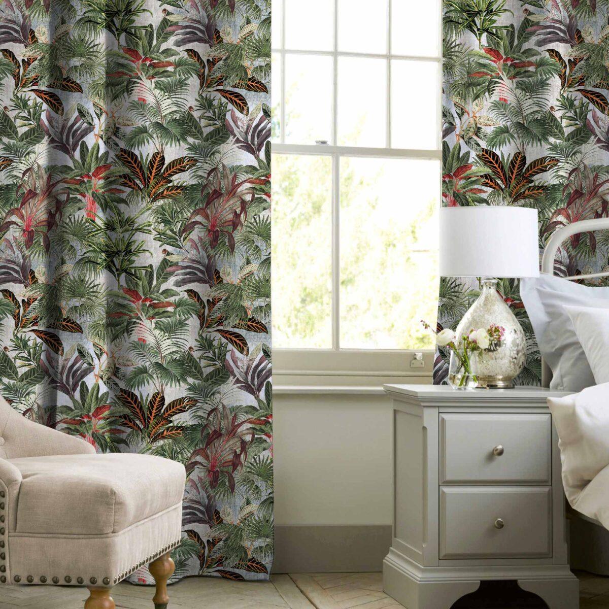 AdaHome Eyelet Curtains Collection Available in a Variety of Martials and Multicoloured - Code P201 - Image 1