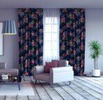 AdaHome Eyelet Curtains Collection Available in a Variety of Martials and Multicoloured - Code P204 - Image 2