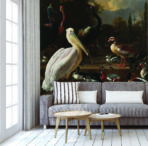 Art, VINYL FABRIC TEXTILE Wall Mural in Different Texture, Code M1007. It is produced as ONE PIECE WITHOUT JOINT. - Image 2