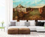 Art, VINYL FABRIC TEXTILE Wall Mural in Different Texture, Code M1021. It is produced as ONE PIECE WITHOUT JOINT. - Image 2