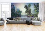 Landscape MURAL WALLPAPER, Available in Various Paper Texture, Code M1043. It is Produced as 105 CM WIDE ROLL PANELS. - Image 2