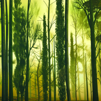 Landscape, VINYL FABRIC TEXTILE Wall Mural in Different Texture, Code M1044. It is produced as ONE PIECE WITHOUT JOINT.