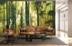 Landscape, VINYL FABRIC TEXTILE Wall Mural in Different Texture, Code M1044. It is produced as ONE PIECE WITHOUT JOINT. - Image 2