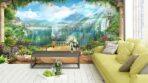 Landscape MURAL WALLPAPER, Available in Various Paper Texture, Code M1048. It is Produced as 105 CM WIDE ROLL PANELS. - Image 2