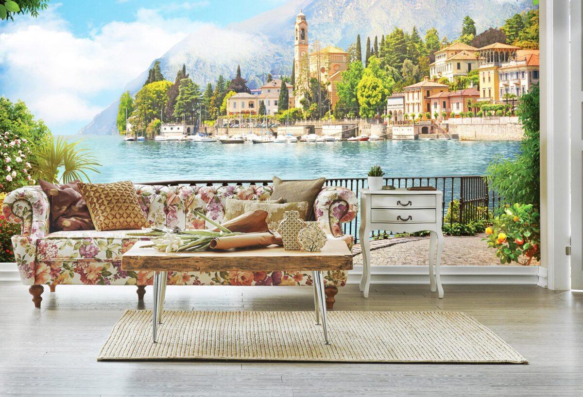 Landscape MURAL WALLPAPER, Available in Various Paper Texture, Code M1050. It is Produced as 105 CM WIDE ROLL PANELS. - Image 2
