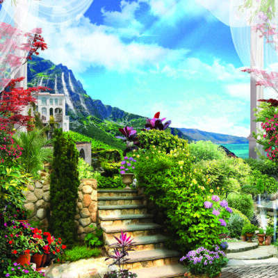 Landscape MURAL WALLPAPER, Available in Various Paper Texture, Code M842. It is Produced as 105 CM WIDE ROLL PANELS.
