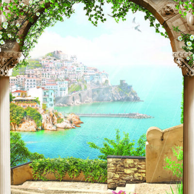 Landscape MURAL WALLPAPER, Available in Various Paper Texture, Code M847. It is Produced as 105 CM WIDE ROLL PANELS.