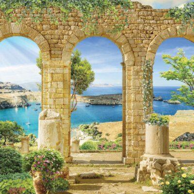 Landscape MURAL WALLPAPER, Available in Various Paper Texture, Code M855. It is Produced as 105 CM WIDE ROLL PANELS.
