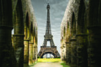 Landscape, VINYL FABRIC TEXTILE Wall Mural in Different Texture, Code M859. It is produced as ONE PIECE WITHOUT JOINT.