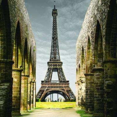 Landscape, VINYL FABRIC TEXTILE Wall Mural in Different Texture, Code M859. It is produced as ONE PIECE WITHOUT JOINT.