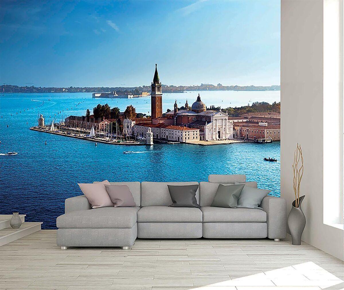 Landscape MURAL WALLPAPER, Available in Various Paper Texture, Code M863. It is Produced as 105 CM WIDE ROLL PANELS. - Image 2