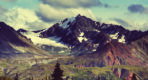 Landscape, VINYL FABRIC TEXTILE Wall Mural in Different Texture, Code M867. It is produced as ONE PIECE WITHOUT JOINT.
