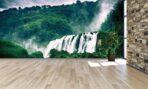 Landscape, VINYL FABRIC TEXTILE Wall Mural in Different Texture, Code M870. It is produced as ONE PIECE WITHOUT JOINT. - Image 2