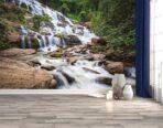 Landscape, VINYL FABRIC TEXTILE Wall Mural in Different Texture, Code M875. It is produced as ONE PIECE WITHOUT JOINT. - Image 2