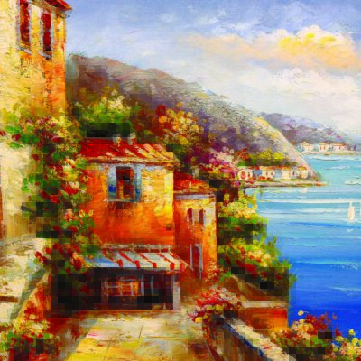 Art, VINYL FABRIC TEXTILE Wall Mural in Different Texture, Code M887. It is produced as ONE PIECE WITHOUT JOINT.