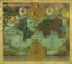 World Map MURAL WALLPAPER, Available in Various Paper Texture, Code M901. It is Produced as 105 CM WIDE ROLL PANELS.