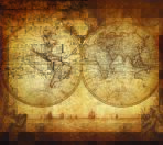 World Map, VINYL FABRIC TEXTILE Wall Mural in Different Texture, Code M902. It is produced as ONE PIECE WITHOUT JOINT.