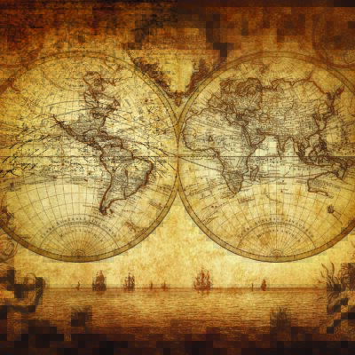 World Map, VINYL FABRIC TEXTILE Wall Mural in Different Texture, Code M902. It is produced as ONE PIECE WITHOUT JOINT.