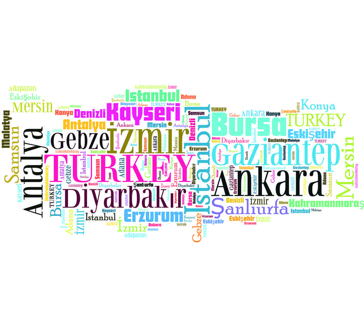 Turkey Graphic, VINYL FABRIC TEXTILE Wall Mural in Different Texture, Code M911. It is produced as ONE PIECE WITHOUT JOINT. - Image 1