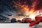 Race Track, VINYL FABRIC TEXTILE Wall Mural in Different Texture, Code M917. It is produced as ONE PIECE WITHOUT JOINT. - Image 2
