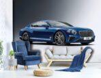 Bently Car, VINYL FABRIC TEXTILE Wall Mural in Different Texture, Code M929. It is produced as ONE PIECE WITHOUT JOINT. - Image 2