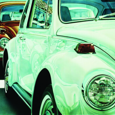 Volkswagen, VINYL FABRIC TEXTILE Wall Mural in Different Texture, Code M936. It is produced as ONE PIECE WITHOUT JOINT.