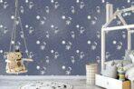 Astronaut Kids, VINYL FABRIC TEXTILE Wall Mural in Different Texture, Code M941. It is produced as ONE PIECE WITHOUT JOINT. - Image 2