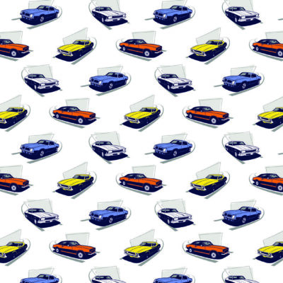 Multi Cars Kids, VINYL FABRIC TEXTILE Wall Mural in Different Texture, Code M948. It is produced as ONE PIECE WITHOUT JOINT.