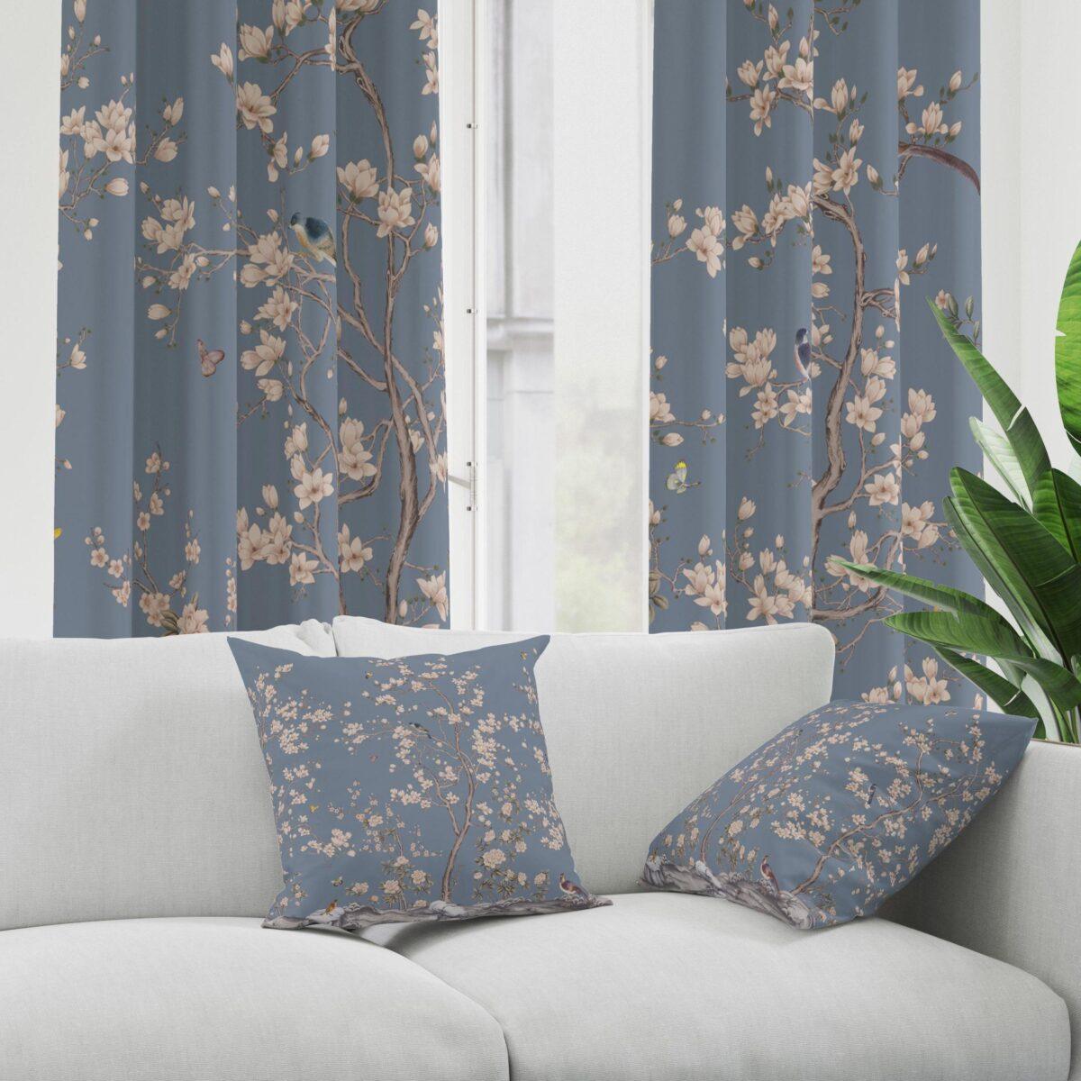 AdaHome Eyelet Curtains Collection Available in a Variety of Martials and Multicoloured - Code P304 - Image 4
