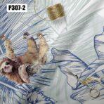 AdaHome Eyelet Curtains Collection Available in a Variety of Martials and Multicoloured - Code P307 - Image 10