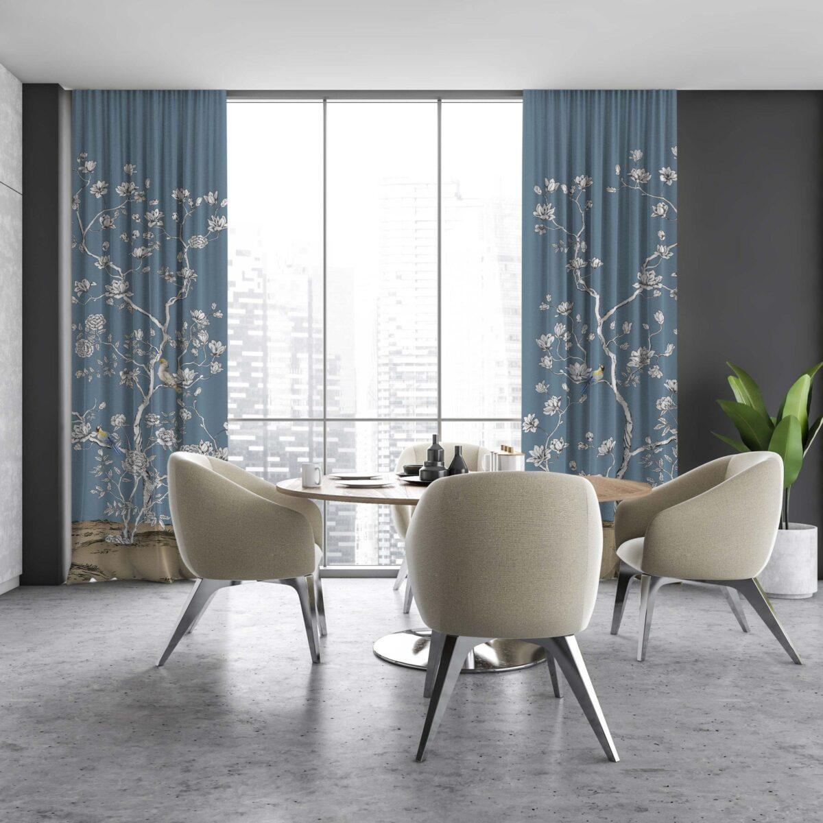AdaHome Eyelet Curtains Collection Available in a Variety of Martials and Multicoloured - Code P314 - Image 2