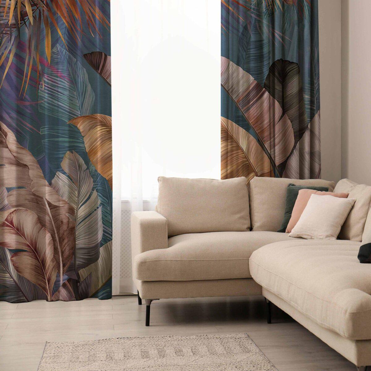 AdaHome Eyelet Curtains Collection Available in a Variety of Martials and Multicoloured - Code P316 - Image 2